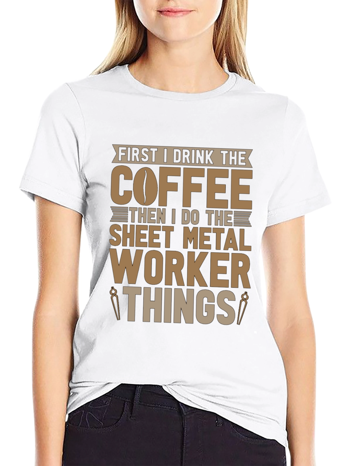 Coffee Sheet Metal Worker T-Shirt