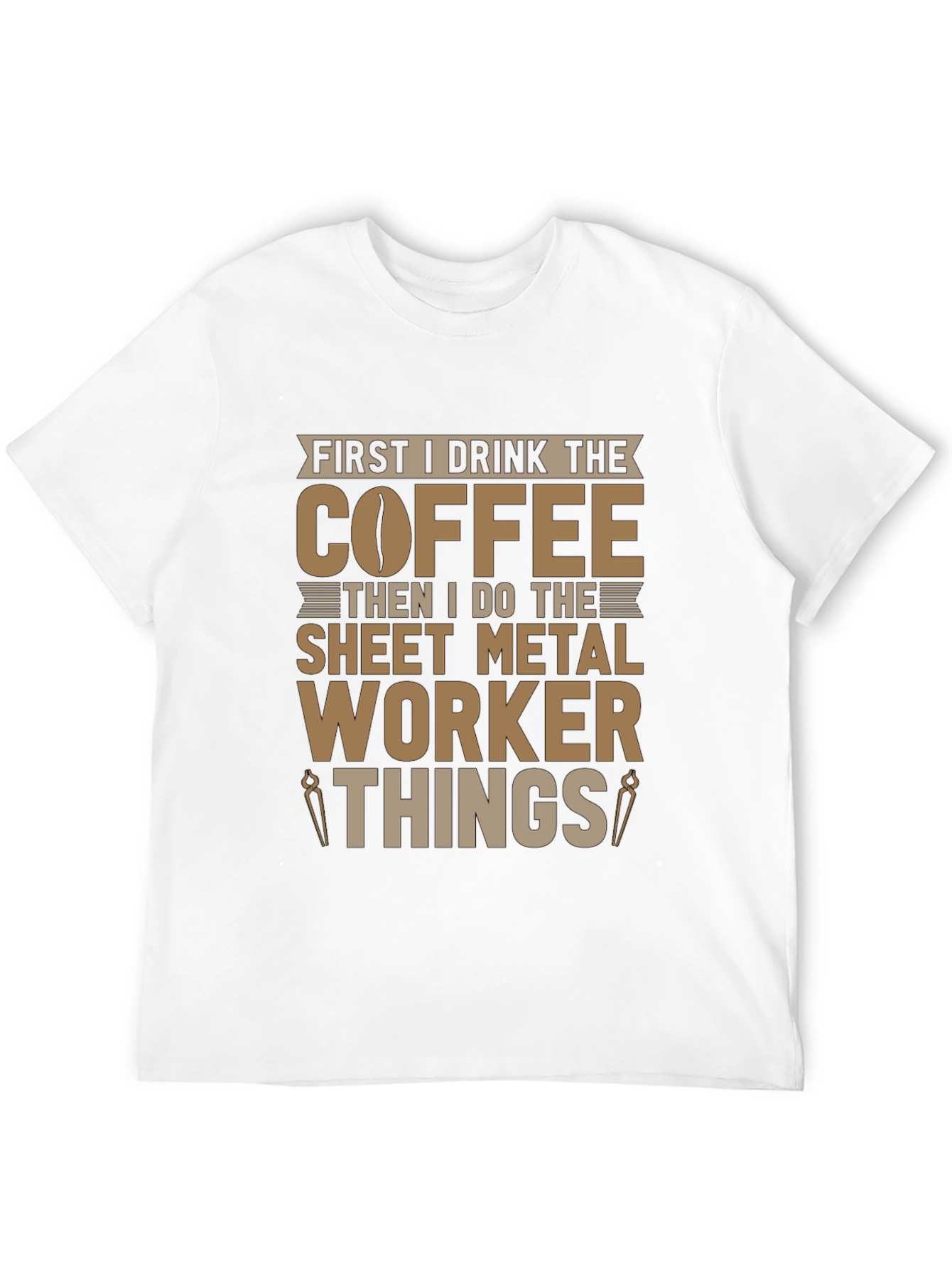 Coffee Sheet Metal Worker T-Shirt