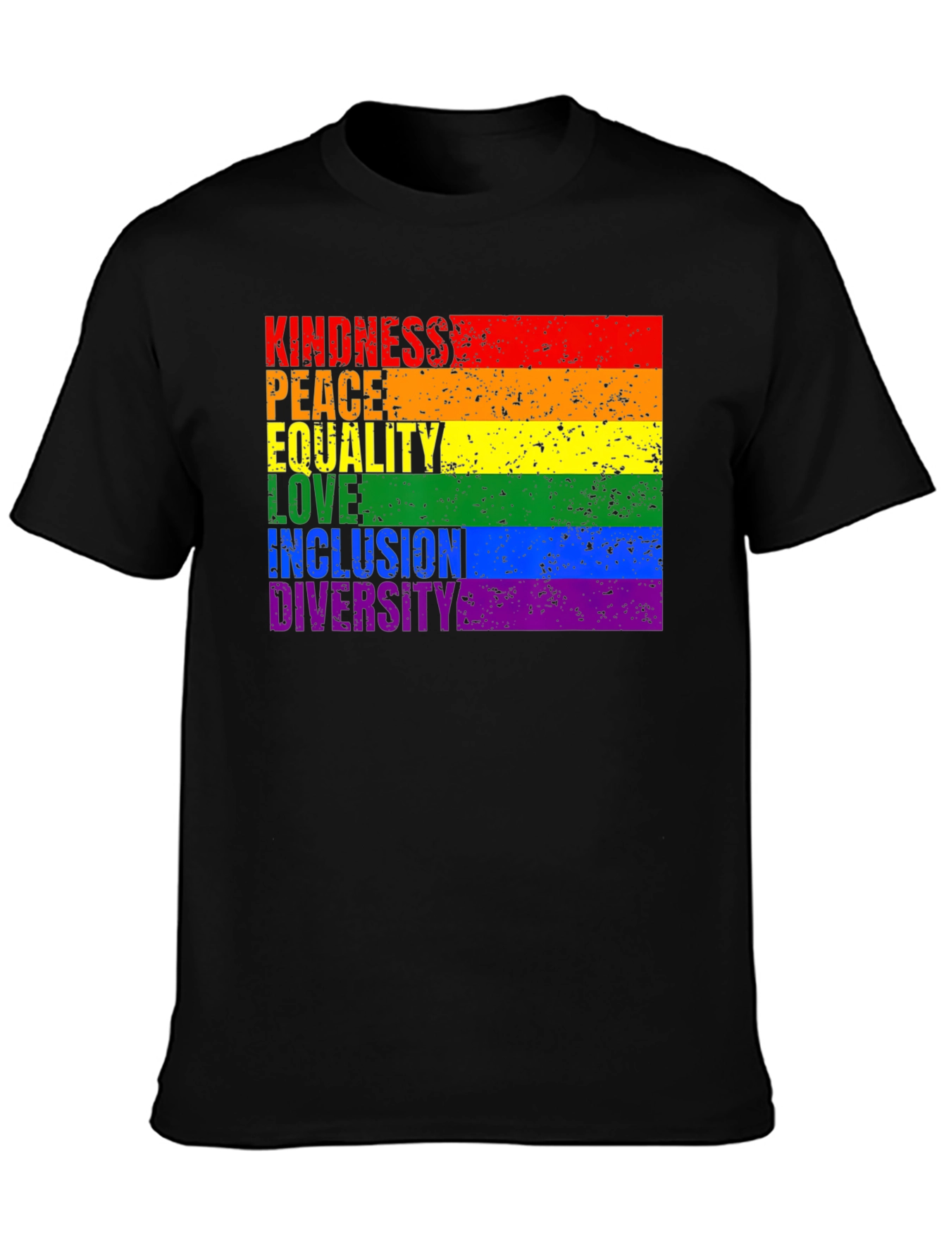Kindness Peace Love Inclusion Diversity Pride T-Shirt