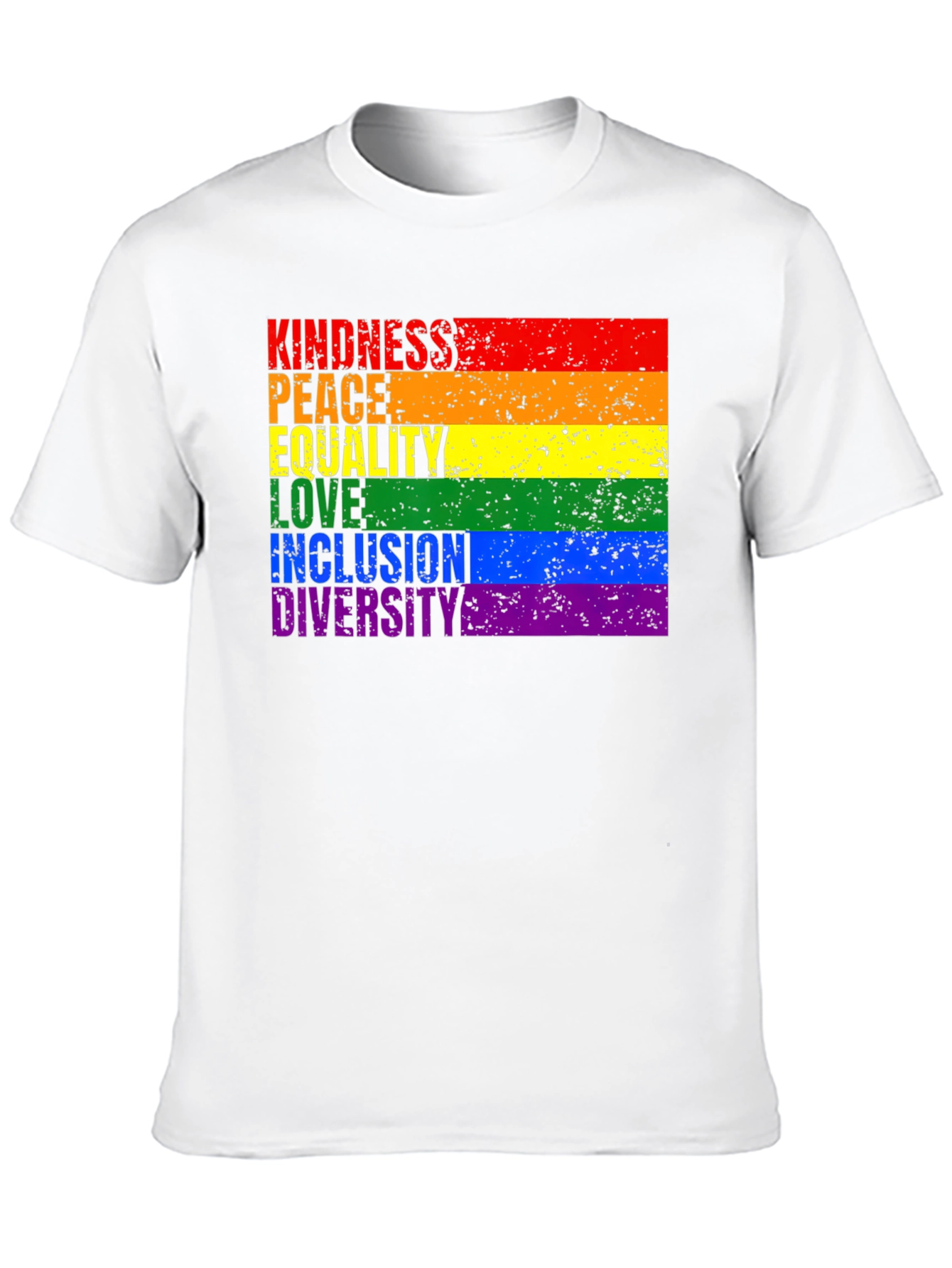 Kindness Peace Love Inclusion Diversity Pride T-Shirt