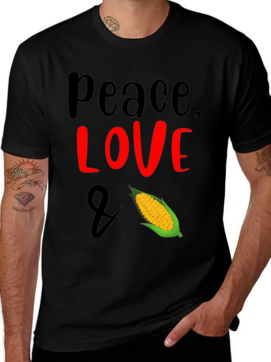 Peace Love & Corn T-Shirt