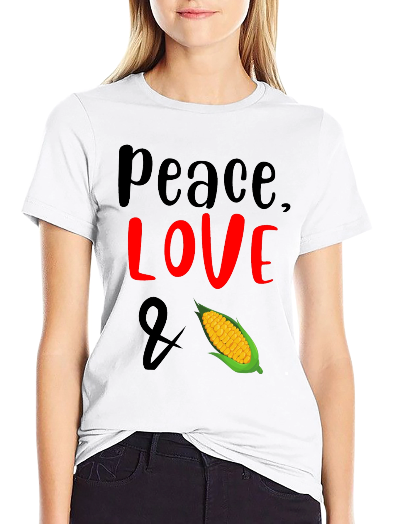 Peace Love & Corn T-Shirt