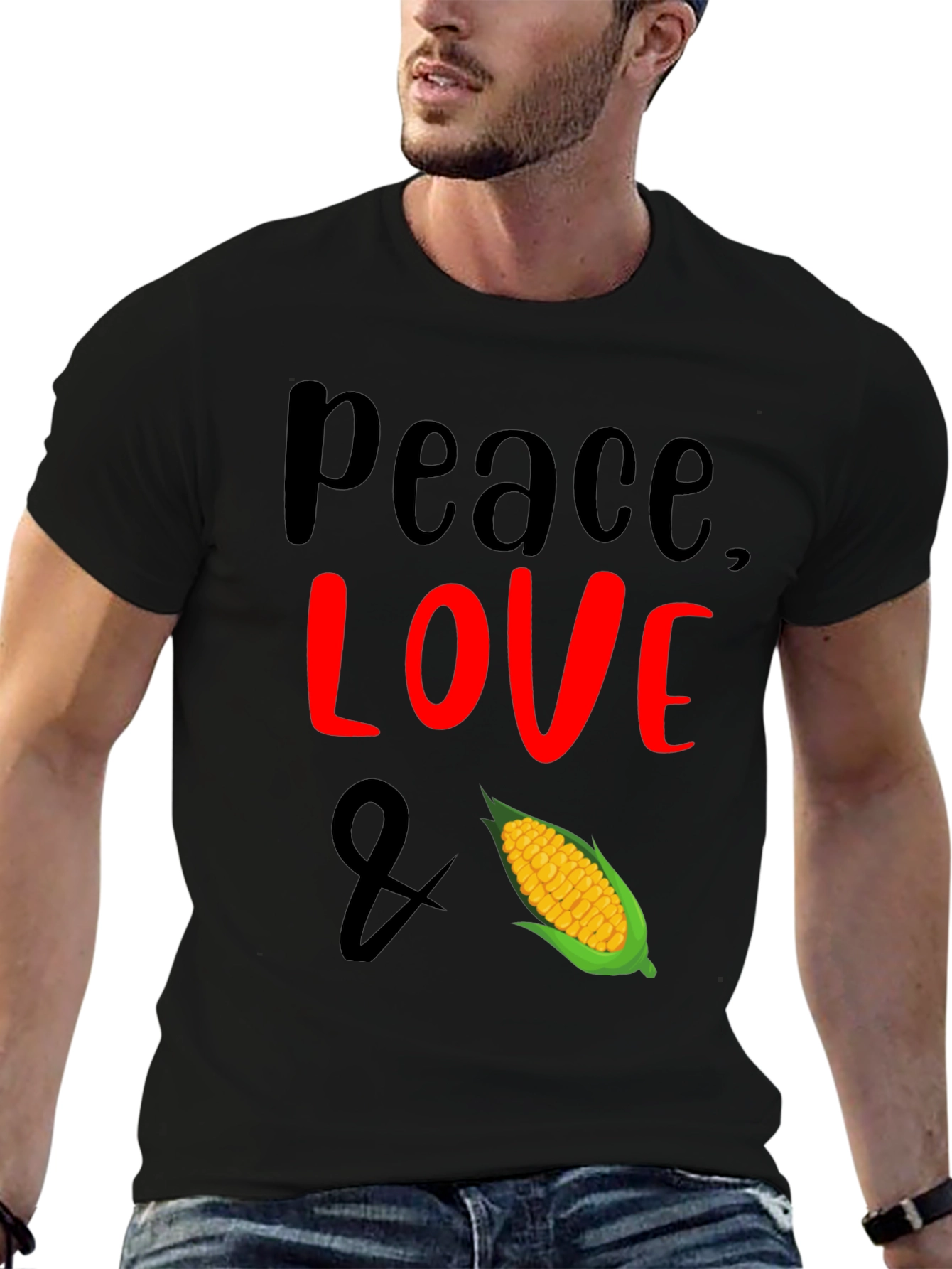 Peace Love & Corn T-Shirt