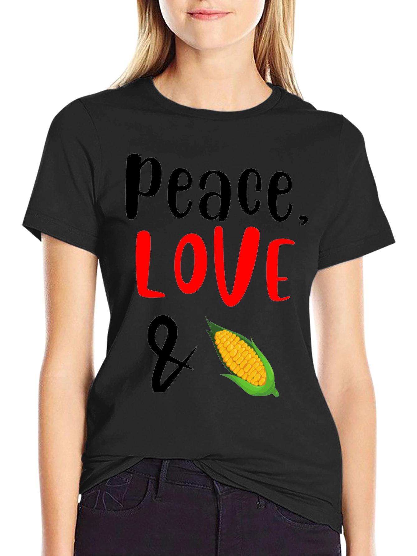 Peace Love & Corn T-Shirt