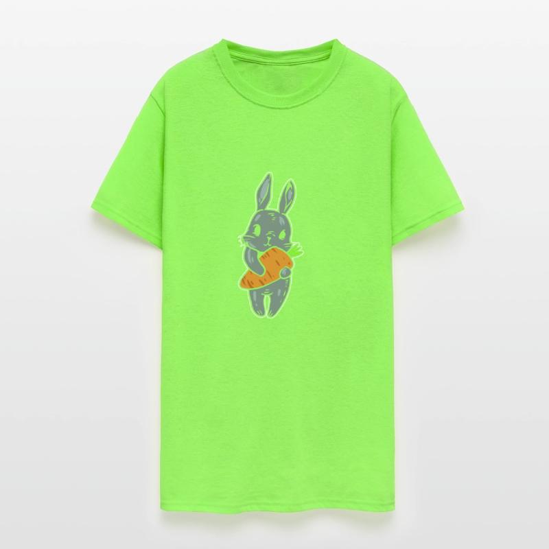 Rabbit Holding Carrot Vegan Gift
