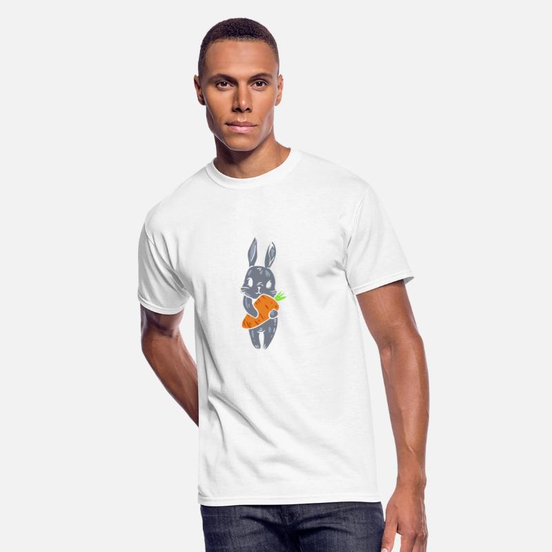 Rabbit Holding Carrot Vegan Gift