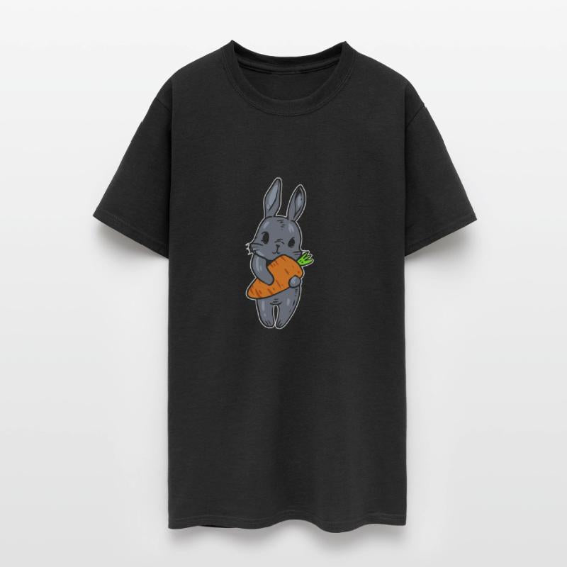 Rabbit Holding Carrot Vegan Gift