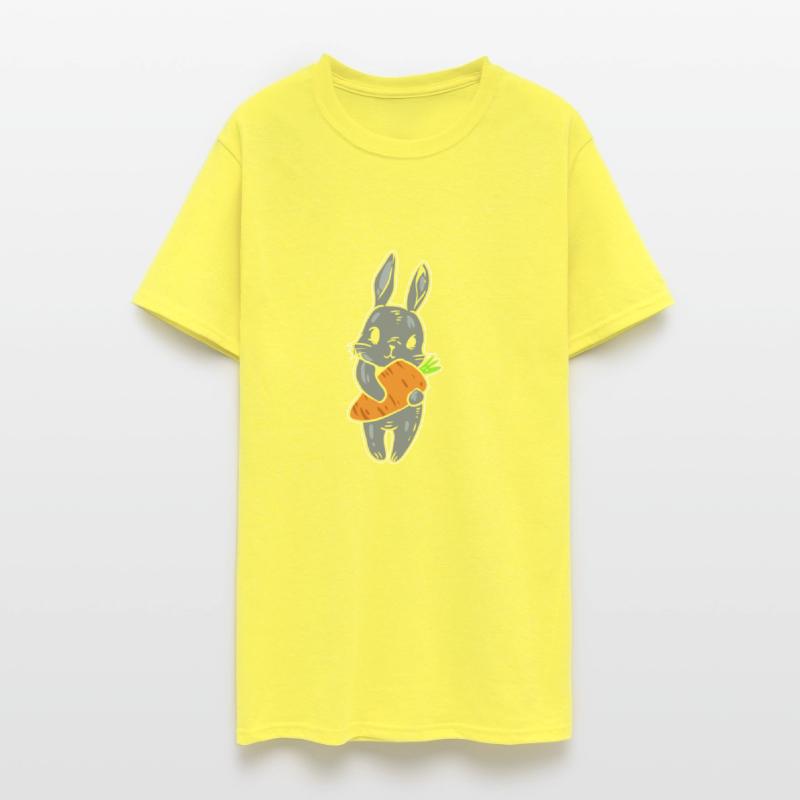 Rabbit Holding Carrot Vegan Gift