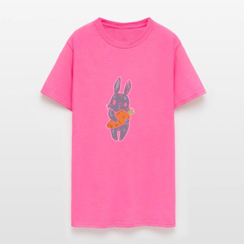Rabbit Holding Carrot Vegan Gift