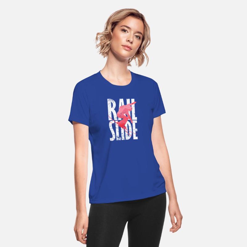Rail Slide Skiing