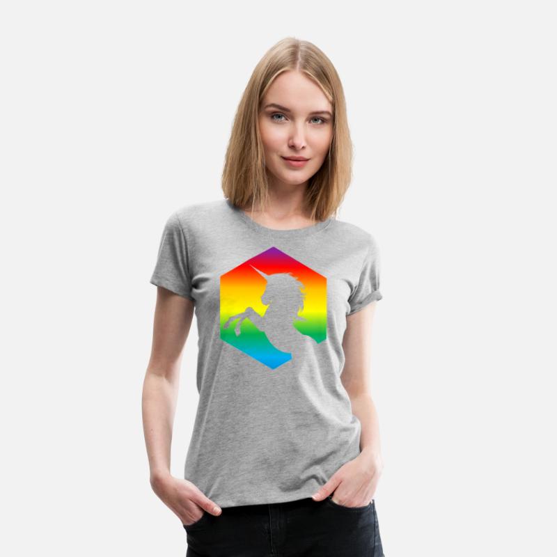 Rainbow Unicorn d20 Silhouette | TTRPG Pride
