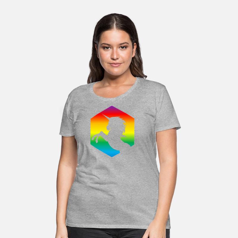 Rainbow Unicorn d20 Silhouette | TTRPG Pride