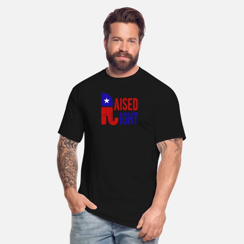 Raised Right Proud Republican Elephant Logo Usa