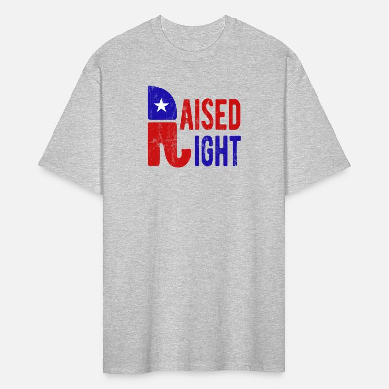 Raised Right Proud Republican Elephant Logo Usa