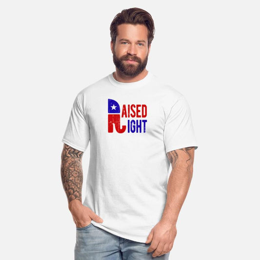Raised Right Proud Republican Elephant Logo Usa