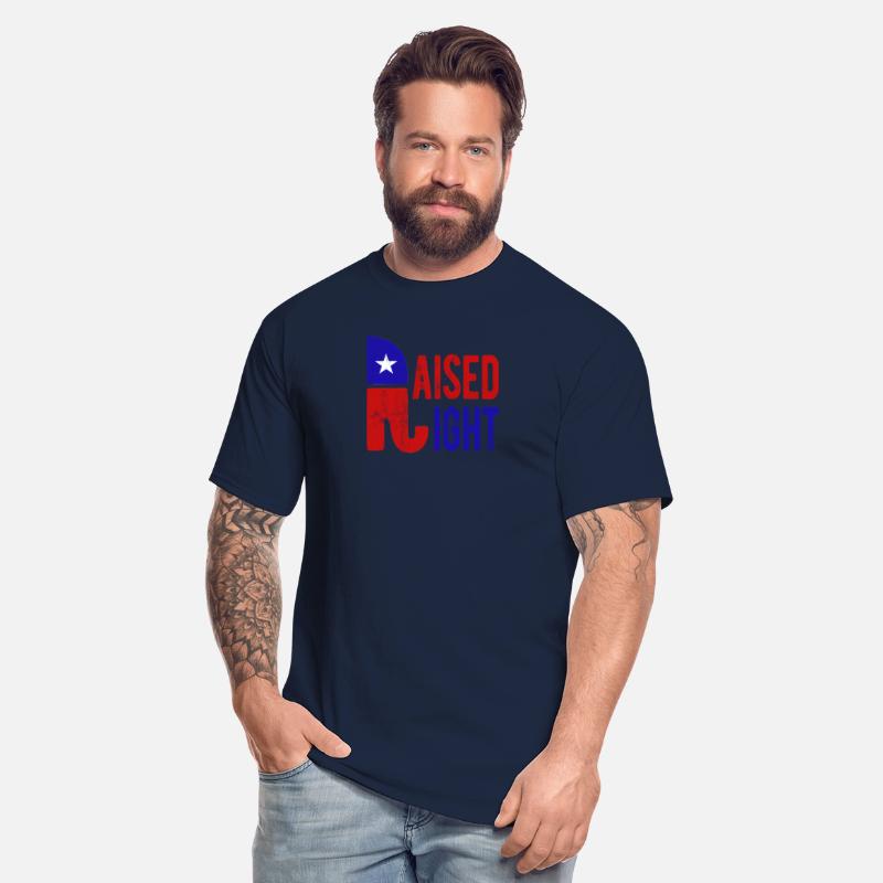 Raised Right Proud Republican Elephant Logo Usa