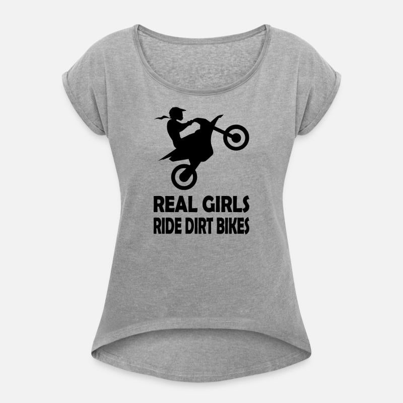Real girls ride dirt bikes motocross wheelie chick