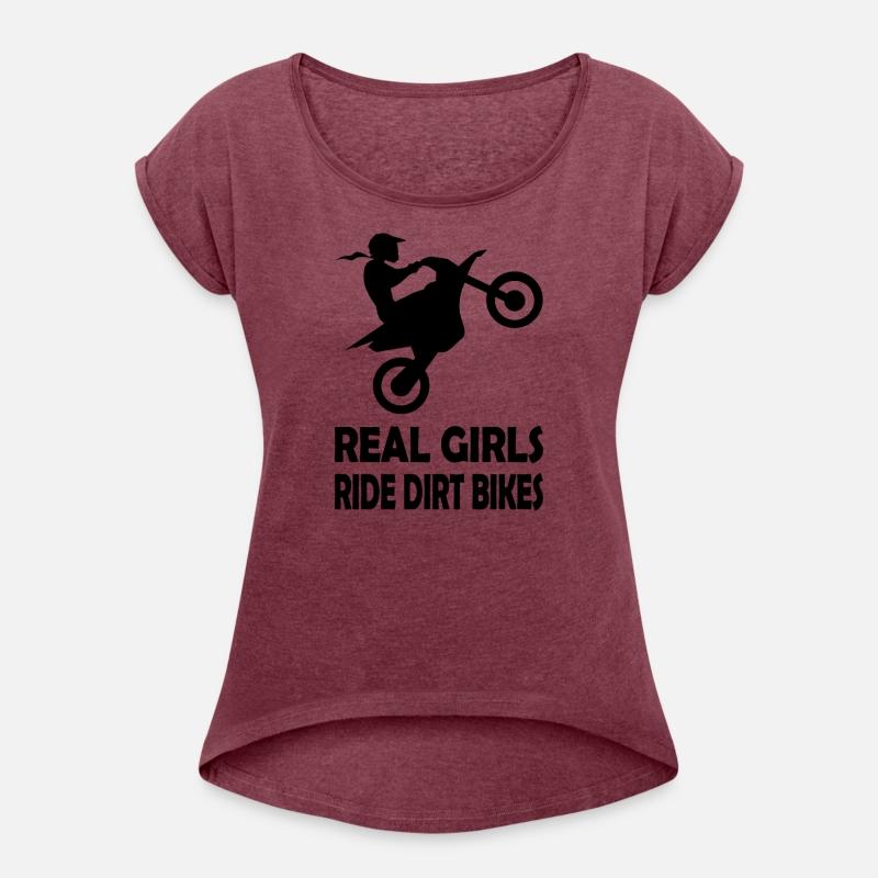 Real girls ride dirt bikes motocross wheelie chick