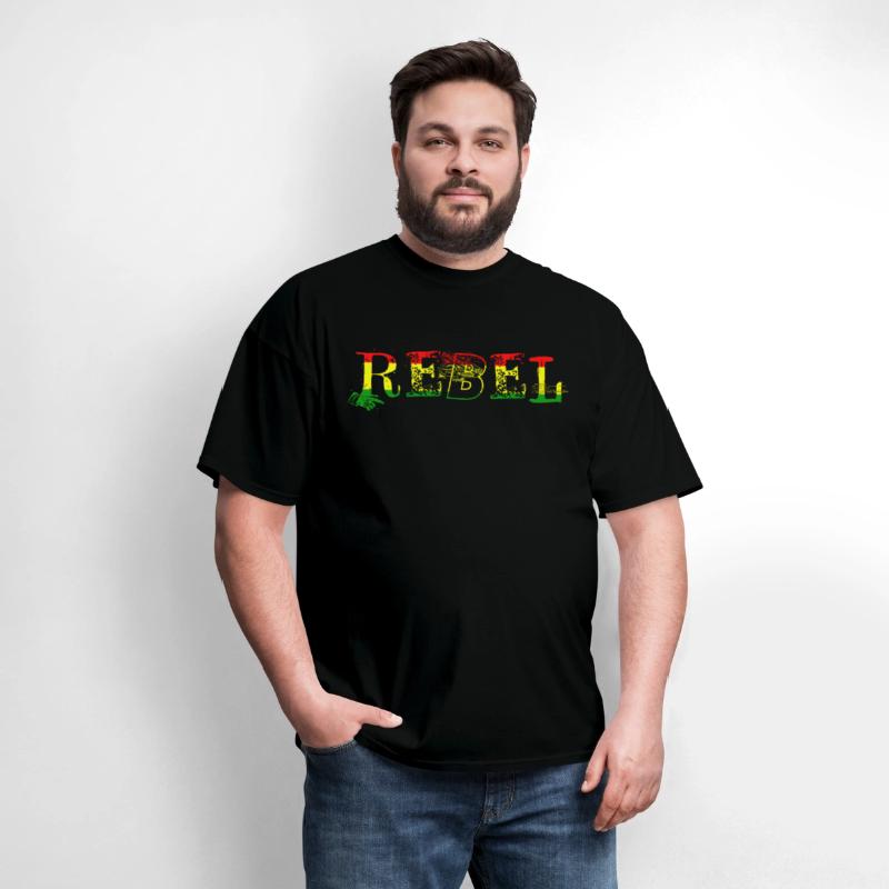 Rebel Rasta Colors Unisex Cotton Tee