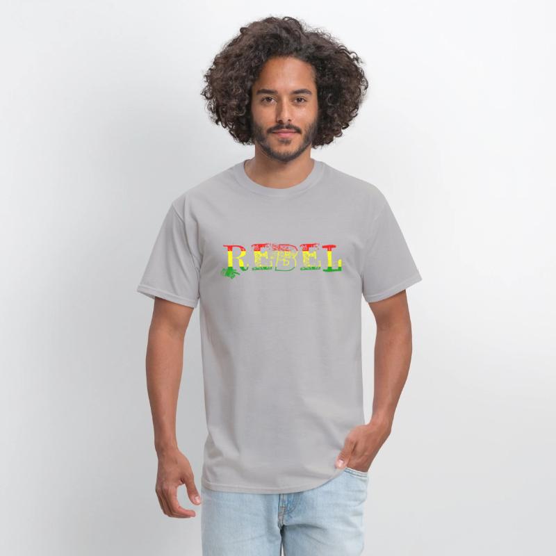 Rebel Rasta Colors Unisex Cotton Tee