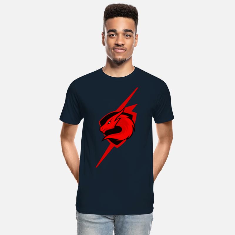 Red Dragon Emblem with Lightning Effect