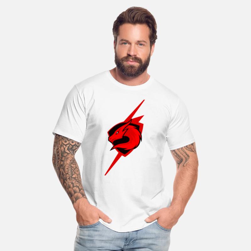 Red Dragon Emblem with Lightning Effect