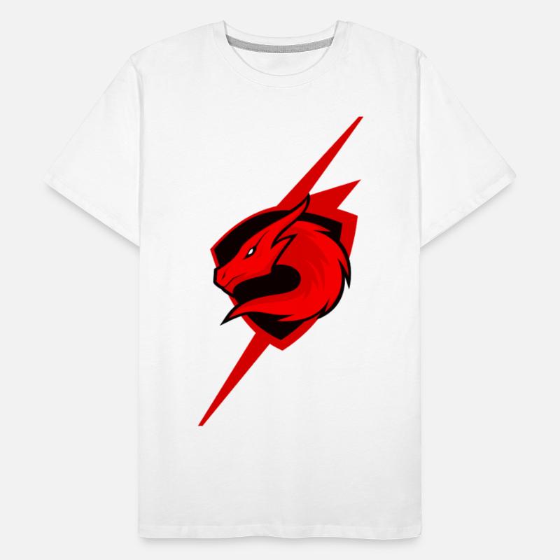 Red Dragon Emblem with Lightning Effect