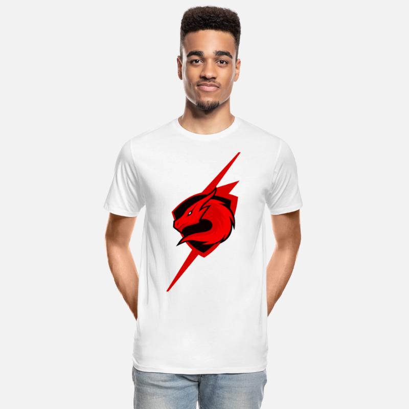 Red Dragon Emblem with Lightning Effect