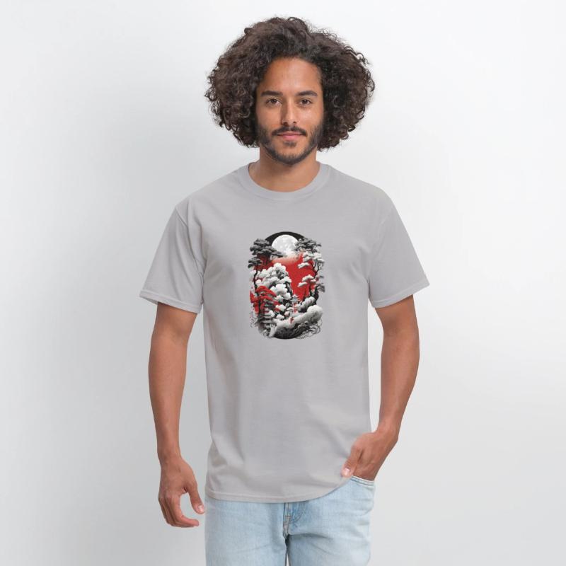 Red White Black Asian Design