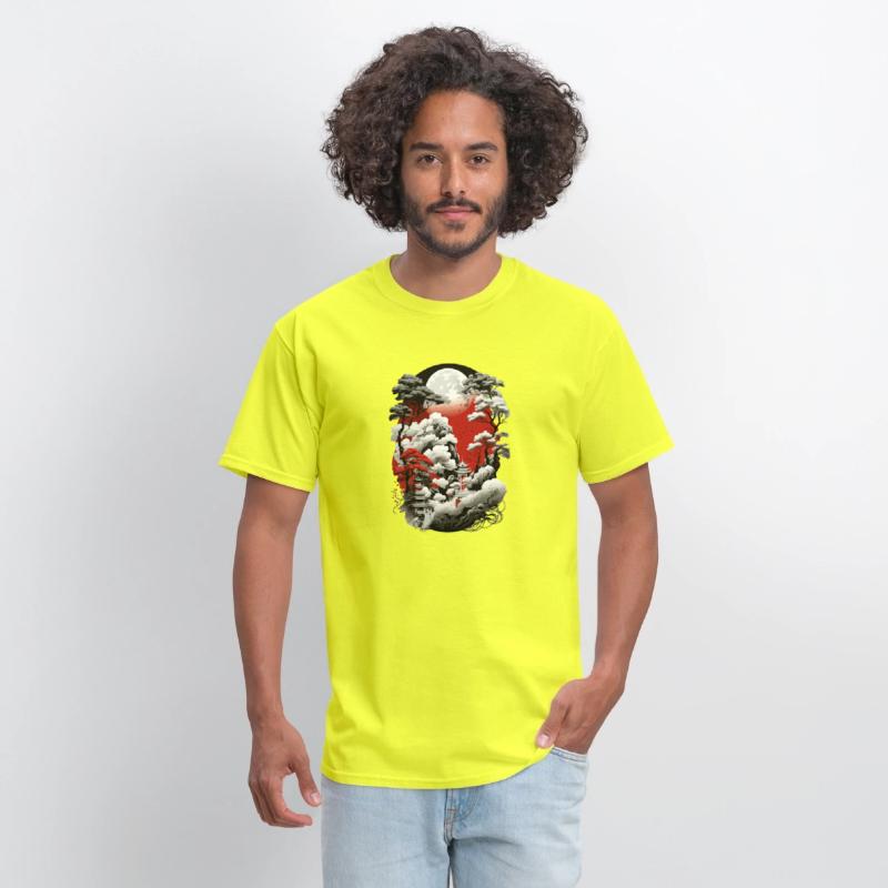 Red White Black Asian Design