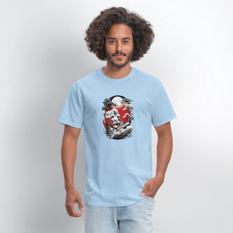 Red White Black Asian Design