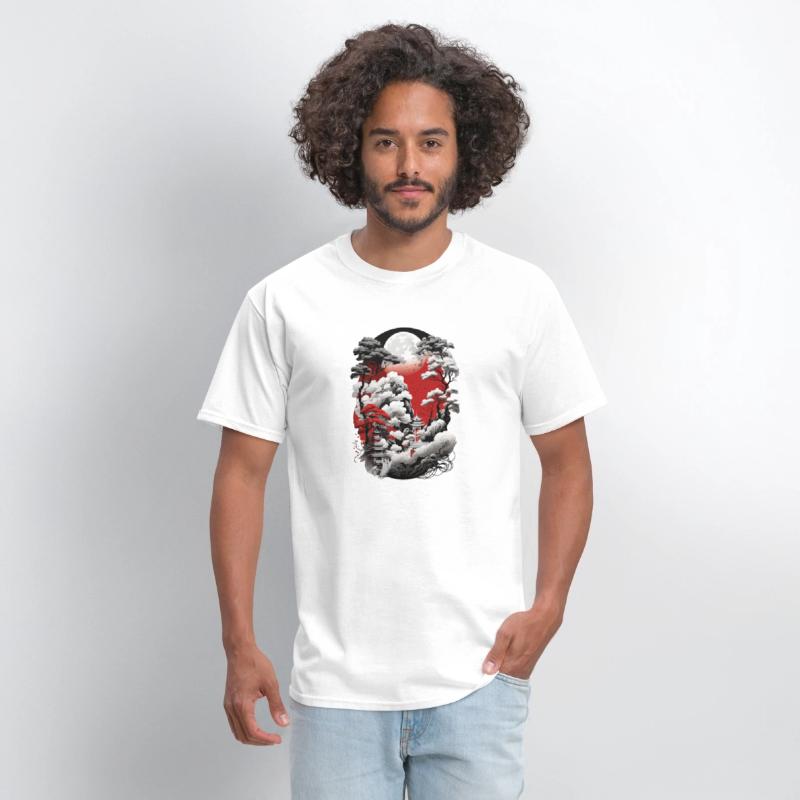 Red White Black Asian Design