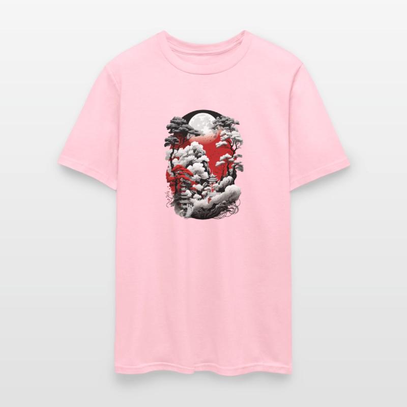 Red White Black Asian Design