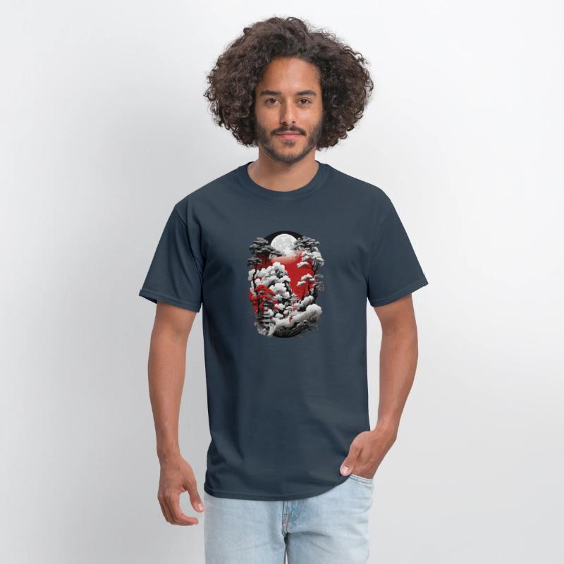 Red White Black Asian Design