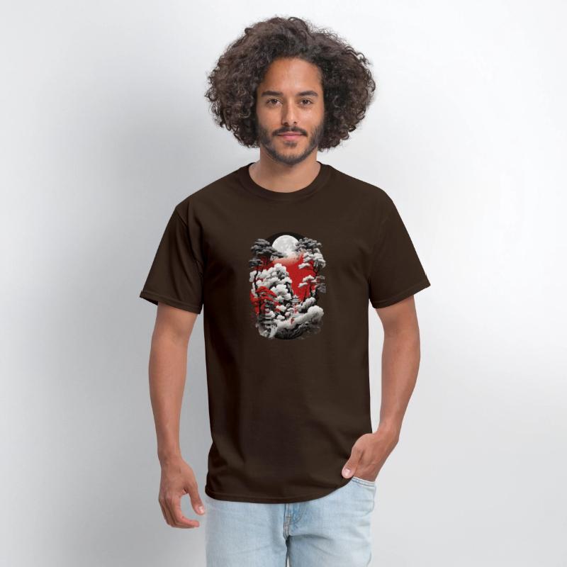 Red White Black Asian Design