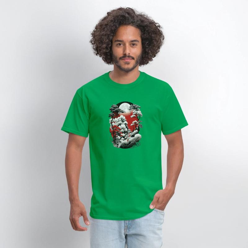 Red White Black Asian Design