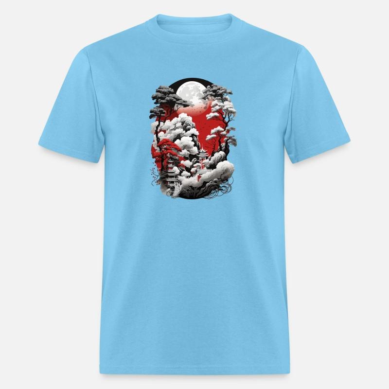 Red White Black Asian Design