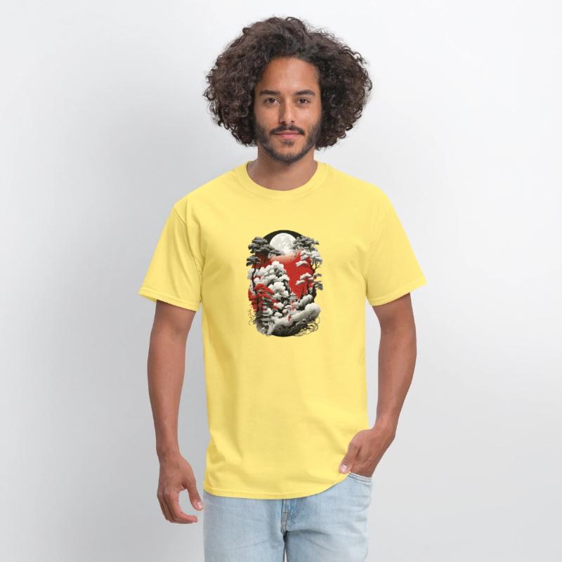 Red White Black Asian Design