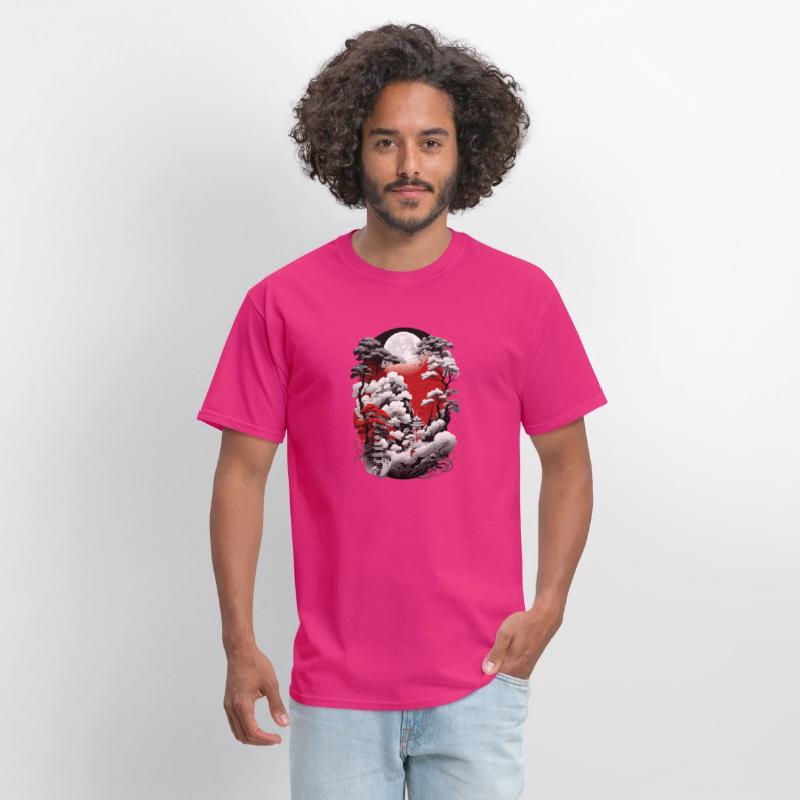 Red White Black Asian Design
