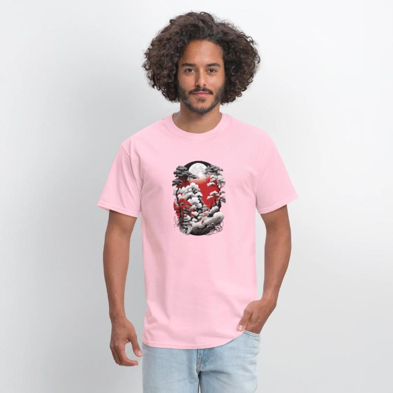 Red White Black Asian Design