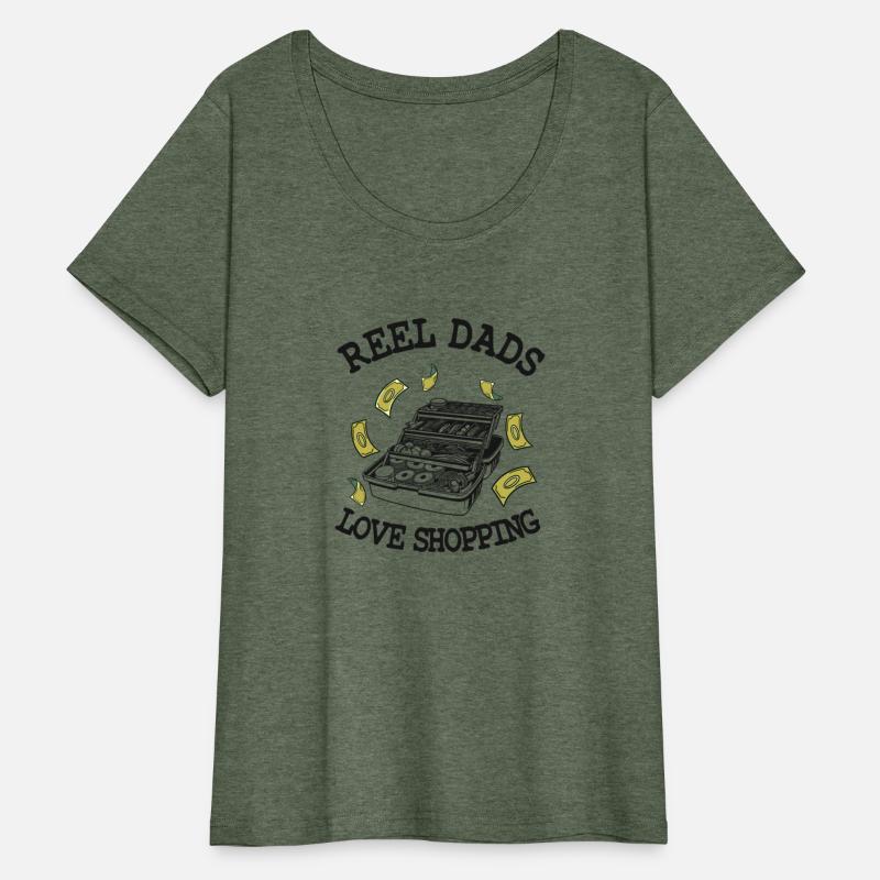 Reel Dads Love Shopping Fisherman Tackle Box Bass