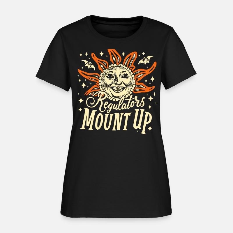 Regulators Mount Up, Funny Halloween Witch T-Shirt
