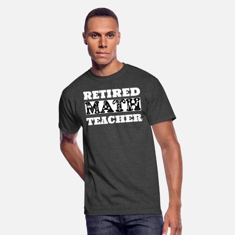 Retired Math Teacher 2025 Math Symbols Design