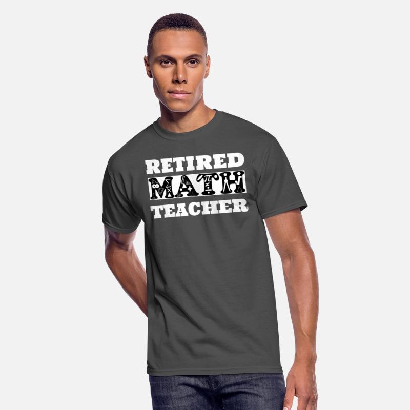Retired Math Teacher 2025 Math Symbols Design