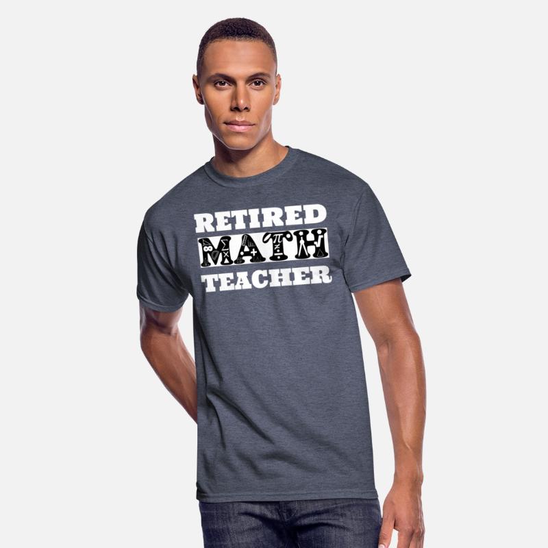 Retired Math Teacher 2025 Math Symbols Design