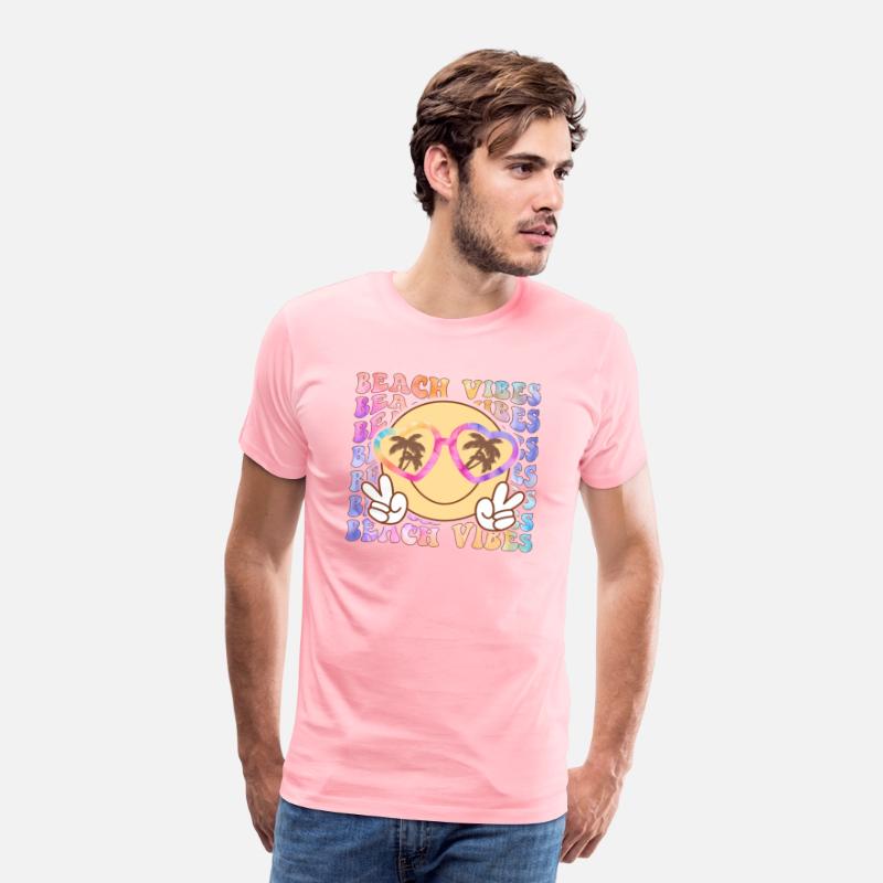 Retro Beach Vibes Distressed T-Shirt