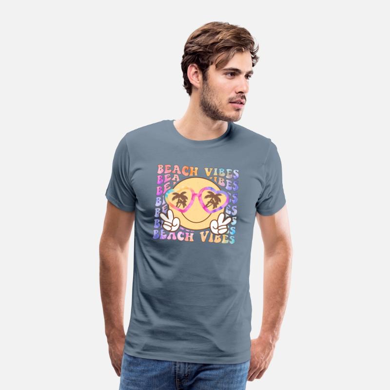 Retro Beach Vibes Distressed T-Shirt