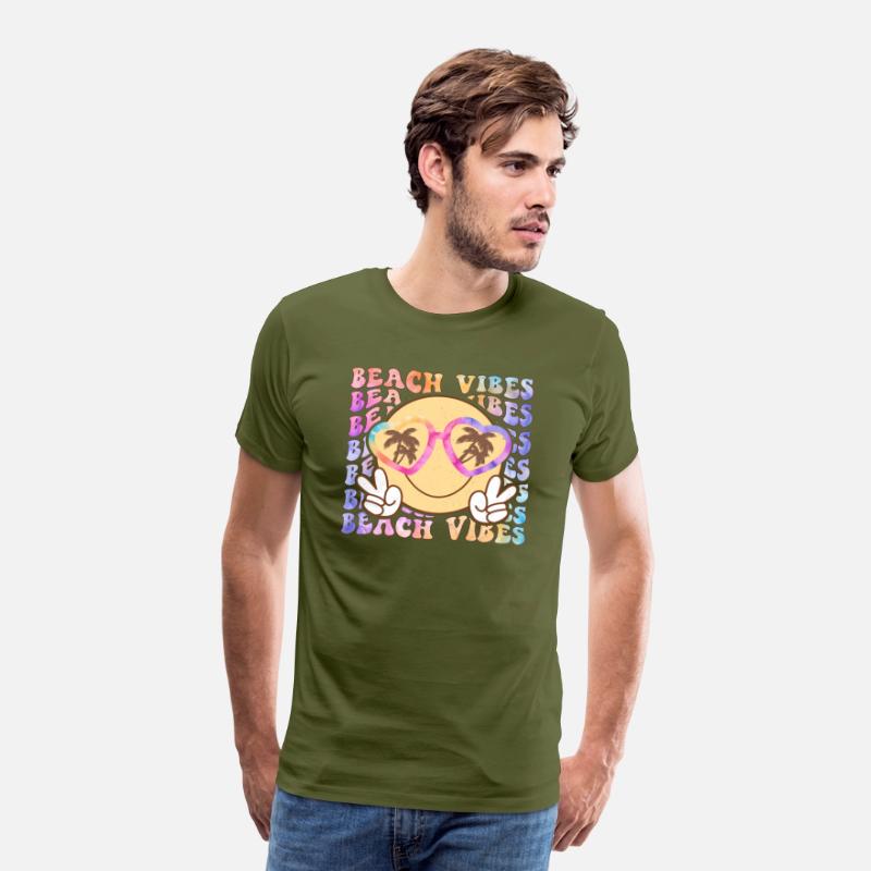 Retro Beach Vibes Distressed T-Shirt