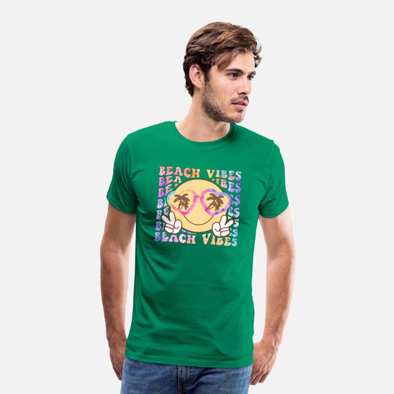 Retro Beach Vibes Distressed T-Shirt