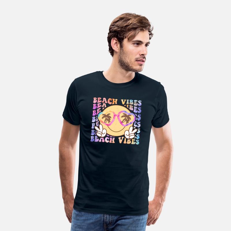 Retro Beach Vibes Distressed T-Shirt